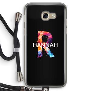 CaseCompany Abstract Spectrum: Samsung Galaxy A5 (2017) Transparant Hoesje met koord