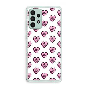 CaseCompany GIRL POWER: Samsung Galaxy A52s 5G Transparant Hoesje