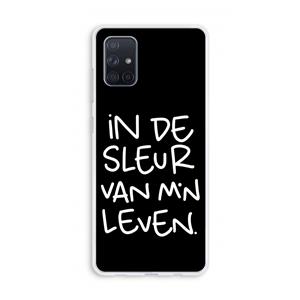 CaseCompany De Sleur: Galaxy A71 Transparant Hoesje
