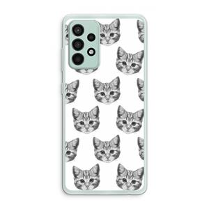 CaseCompany Kitten: Samsung Galaxy A52s 5G Transparant Hoesje
