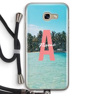 CaseCompany Pacific Dream: Samsung Galaxy A5 (2017) Transparant Hoesje met koord