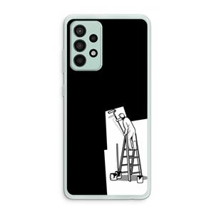 CaseCompany Musketon Painter: Samsung Galaxy A52s 5G Transparant Hoesje