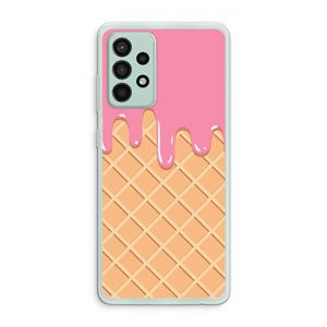 CaseCompany Ice cream: Samsung Galaxy A52s 5G Transparant Hoesje