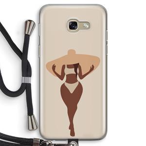 CaseCompany Let's get salty: Samsung Galaxy A5 (2017) Transparant Hoesje met koord
