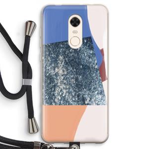 CaseCompany Billy: Xiaomi Redmi 5 Transparant Hoesje met koord