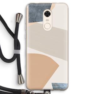 CaseCompany Formo: Xiaomi Redmi 5 Transparant Hoesje met koord