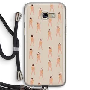 CaseCompany You're so golden: Samsung Galaxy A5 (2017) Transparant Hoesje met koord