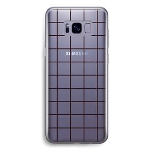 CaseCompany Rooster: Samsung Galaxy S8 Plus Transparant Hoesje