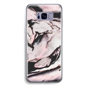 CaseCompany Roze stroom: Samsung Galaxy S8 Plus Transparant Hoesje