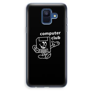 CaseCompany Floppyhead: Samsung Galaxy A6 (2018) Transparant Hoesje