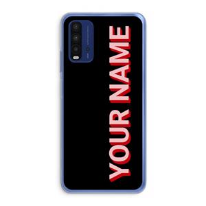 CaseCompany Namecase: Xiaomi Redmi 9T Transparant Hoesje