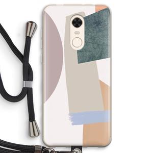 CaseCompany Lindo: Xiaomi Redmi 5 Transparant Hoesje met koord