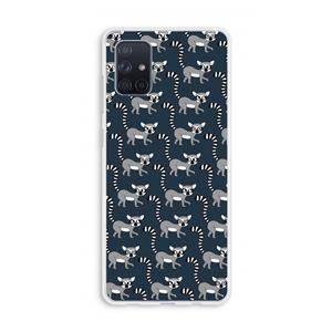 CaseCompany Makis: Galaxy A71 Transparant Hoesje