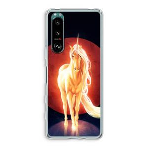 CaseCompany Last Unicorn: Sony Xperia 5 III Transparant Hoesje
