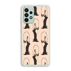 CaseCompany Pop Some Kim: Samsung Galaxy A52s 5G Transparant Hoesje