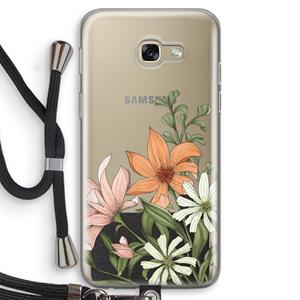 CaseCompany Floral bouquet: Samsung Galaxy A5 (2017) Transparant Hoesje met koord