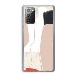 CaseCompany Lava: Samsung Galaxy Note 20 / Note 20 5G Transparant Hoesje