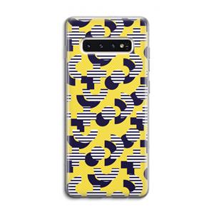 CaseCompany 8-bit N°3: Samsung Galaxy S10 4G Transparant Hoesje