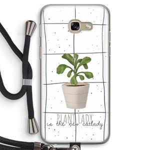 CaseCompany Kamerplant op vensterruit: Samsung Galaxy A5 (2017) Transparant Hoesje met koord