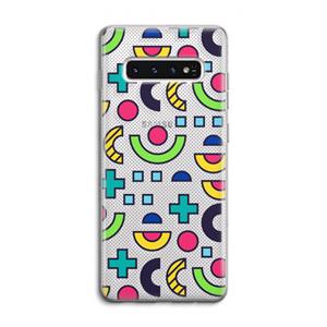 CaseCompany 8-bit N°6: Samsung Galaxy S10 4G Transparant Hoesje