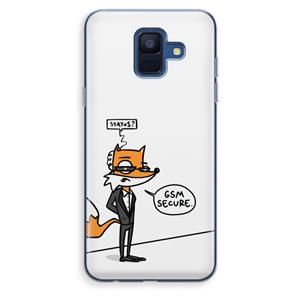 CaseCompany GSM secure: Samsung Galaxy A6 (2018) Transparant Hoesje