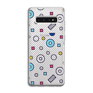 CaseCompany 8-bit N°9: Samsung Galaxy S10 4G Transparant Hoesje