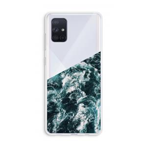 CaseCompany Zee golf: Galaxy A71 Transparant Hoesje