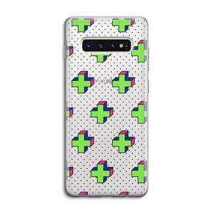 CaseCompany 8-bit N°10: Samsung Galaxy S10 4G Transparant Hoesje