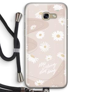 CaseCompany Daydreaming becomes reality: Samsung Galaxy A5 (2017) Transparant Hoesje met koord