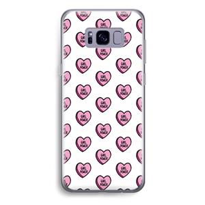 CaseCompany GIRL POWER: Samsung Galaxy S8 Plus Transparant Hoesje