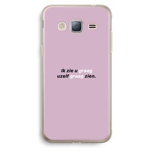 CaseCompany uzelf graag zien: Samsung Galaxy J3 (2016) Transparant Hoesje