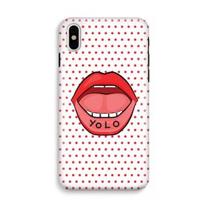 CaseCompany Yolo Denise: iPhone X Tough Case