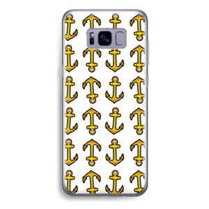 CaseCompany Musketon Anchor: Samsung Galaxy S8 Plus Transparant Hoesje