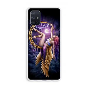 CaseCompany Aerial Angel: Galaxy A71 Transparant Hoesje