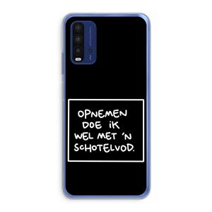 CaseCompany Schotelvod: Xiaomi Redmi 9T Transparant Hoesje