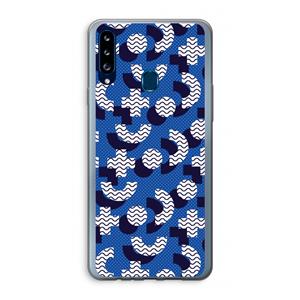 CaseCompany 8-bit N°5: Samsung Galaxy A20s Transparant Hoesje