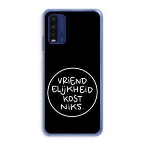 CaseCompany Vriendelijkheid: Xiaomi Redmi 9T Transparant Hoesje