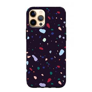 CaseCompany Dark Rounded Terrazzo: iPhone 12 Pro Max Tough Case