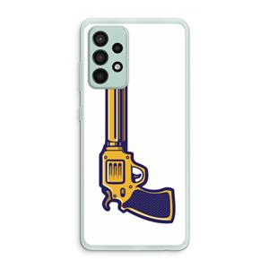 CaseCompany Pew Pew Pew: Samsung Galaxy A52s 5G Transparant Hoesje