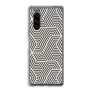 CaseCompany Magic pattern: Sony Xperia 5 Transparant Hoesje