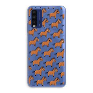 CaseCompany Pony: Xiaomi Redmi 9T Transparant Hoesje