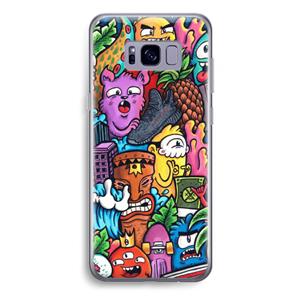 CaseCompany Vexx Mixtape: Samsung Galaxy S8 Plus Transparant Hoesje