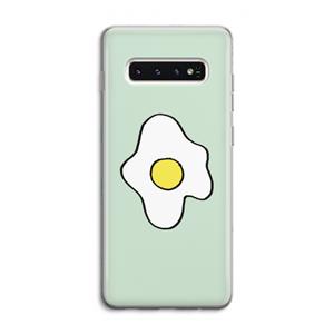 CaseCompany Spiegelei: Samsung Galaxy S10 4G Transparant Hoesje