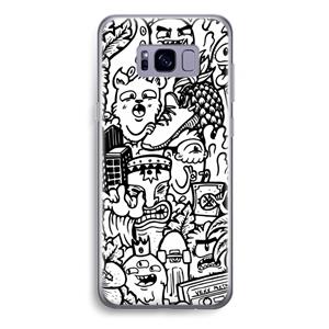CaseCompany Vexx Mixtape #2: Samsung Galaxy S8 Plus Transparant Hoesje