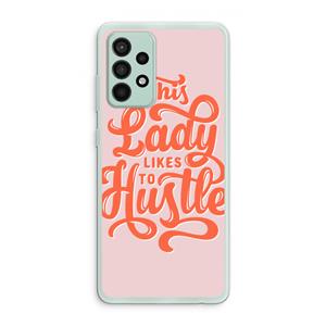 CaseCompany Hustle Lady: Samsung Galaxy A52s 5G Transparant Hoesje