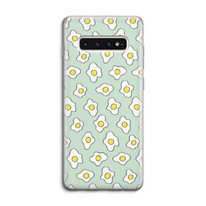 CaseCompany Spiegeleitjes: Samsung Galaxy S10 4G Transparant Hoesje