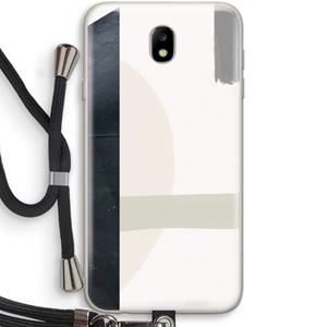 CaseCompany Baca: Samsung Galaxy J7 (2017) Transparant Hoesje met koord