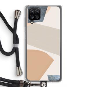 CaseCompany Formo: Samsung Galaxy A12 Transparant Hoesje met koord