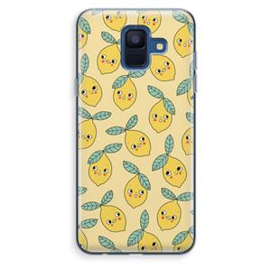 CaseCompany Citroenen: Samsung Galaxy A6 (2018) Transparant Hoesje
