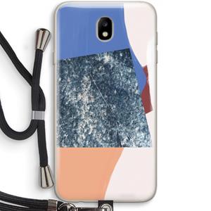 CaseCompany Billy: Samsung Galaxy J7 (2017) Transparant Hoesje met koord